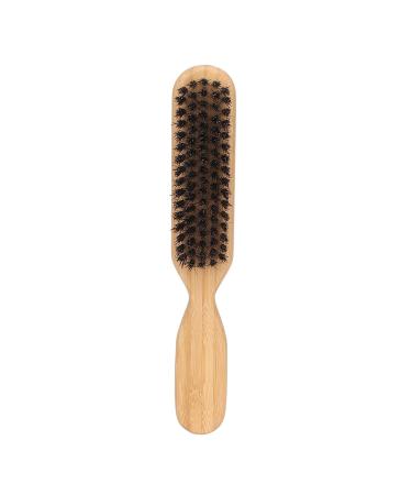Ergonomic Bamboo Beard Brush for Men - Reinforced Handle Portable & Versatile Styling Tool - Buy Online on GoSupps.com