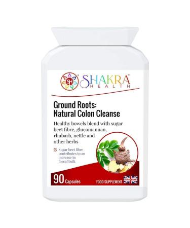 Ground Roots: Natural Colon Cleanse. Strong Colonic Flush Herbal Blend for Deep Bowel Gut Health Intestinal Congestion Constipation & Support | Shakra Health