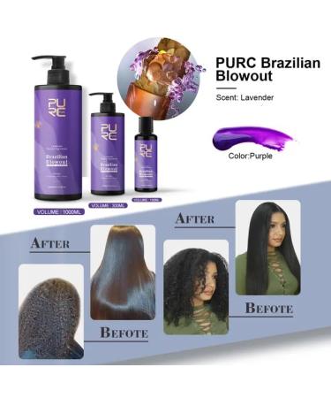 PURC PURE Keratin Hair Care Treatment Relaxer and Tamer - 1000ml | International Shipping Available for Healthy Smooth Hair - Buy Online on GoSupps.com