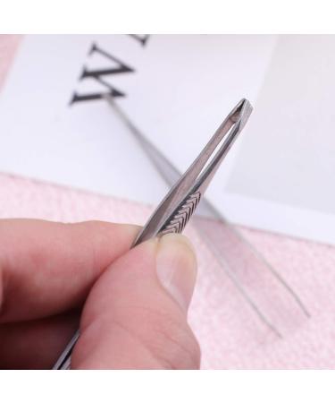 Frcolor Stainless Steel Eyebrow Tweezers - Professional Armchair Slide Design for Precision Grooming - A011 - Buy Online on GoSupps.com