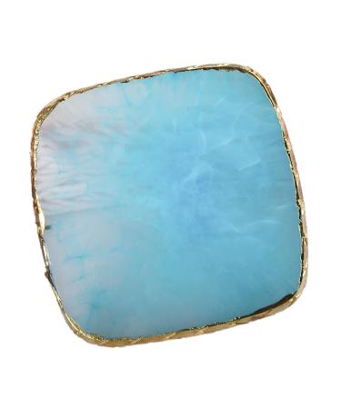 DOITOOL Nail Art Palette Make up Kit Nail Color Nail Mixing Plate Coworker Plush Pencil Bag Barniz De Gel Para U as Golden Nail Holder Nail Jewelry Holder Nail Plate Square Resin