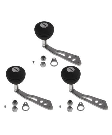 3 Pieces Power Single Fishing Reel Handle Knob Reel Replacement Handle Non-Slip Grips