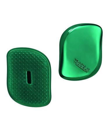 Tangle Teezer Compact Styler Hair Brush - Disappearing Brush for Wet & Dry Hair Travel-Friendly Green Jungle - Buy Online on GoSupps.com