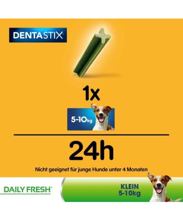 Buy Pedigree Dentastix Daily Fresh Dental Snacks for Small Dogs - 10 Pack (7 Pieces) | Healthy Chews with Active Ingredients | 1.1 kg - Buy Online on GoSupps.com