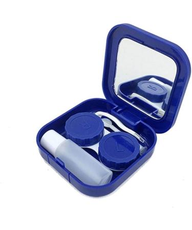 Homeilteds Travel Glasses Contact Lens Box - Portable Eye Care Kit with Mirror - Pink - Buy Online on GoSupps.com