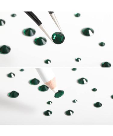 4200 Stk Emerald Green Rhinestones SS6-SS20 | Flatback K9 Glass Nail Art Makeup & DIY Crafts Charms - Buy Online on GoSupps.com