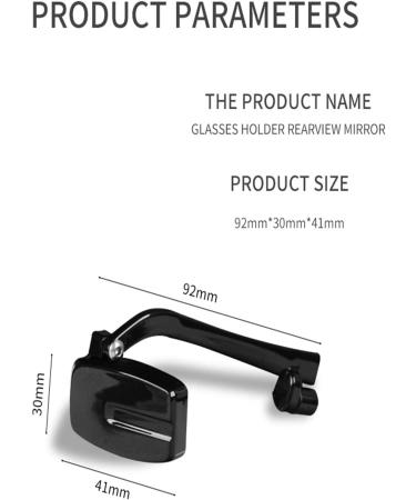 Catorlen Bike Goggles Rearview Mirror - 360 Adjustable Lightweight Bicycle Helmet Mirror - Cycling Eyeglass Accessory (1 Piece) - Buy Online on GoSupps.com