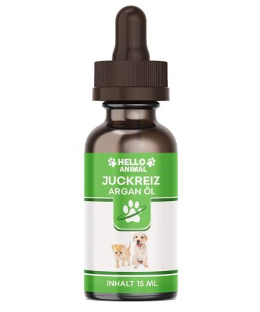 NEW: HelloAnimal ITCH ARGAN OIL for dogs & cats with skin irritations cares for skin and fur against lice fleas mites IMMEDIATE HELP - Buy Online on GoSupps.com