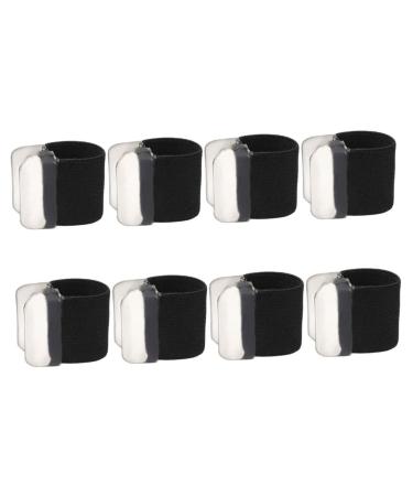 4 Pairs Toe Separator Toe Separators for Women Toe Spreaders Toe Bunion for Women Toe Separaters Separators Man Nursing Supplies Black Invisible Sebs Black 2.5x1.9cm