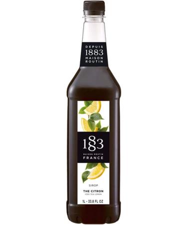 Maison Routin 1883 Iced Tea Lemon Syrup Pet Bottle 1000 Milliliter - Buy Online on GoSupps.com