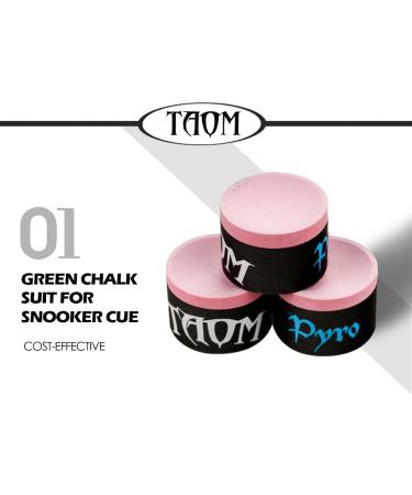 TAOM Round Blue Green Billiard Chalk - Pool Snooker Accessories (1 Piece) - Buy Online on GoSupps.com