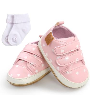 Baby Girls Boys PU Leather Sneakers | Anti-Slip First Walking Shoes for 0-18 Months | Pinkxin - Buy Online on GoSupps.com