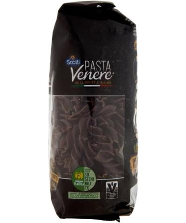  Italian Gourmet E.R. 12 Pasta Riso Scotti Venere Fusilli Hard Wheat Semolina and Black Rice Flour Venere Whole 400 g Pack + Gourmet Italian Tomato Pulp 400 g Tin - Buy Online on GoSupps.com