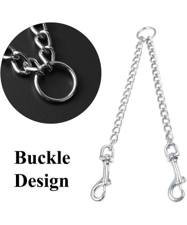 ChogHHzhee Metal Double Dog Leash Coupler Extension Dog Double Leash Pet Safety Rope Splitter for Walking Puppy Small Medium Large Dog - Buy Online on GoSupps.com