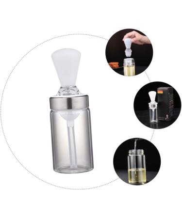 Zerodeko 1pc Oil Brush Bottle Glass Home Oil Bottle Barbecue Brush Kitchen Glass Oil Bottle Barbecue Oil Bottl Seasoning Oil Containers Cooking Oil Container Bbq Decanter White Plastic Seal 18X5X4CM White - Buy Online on GoSupps.com