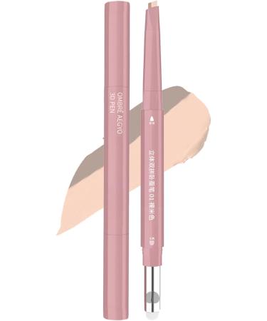 Concealer Light Pen | Double Tip Illuminating Concealer 2.5g Cream Travel Face Easy Fusion Beginners Travel Transport Daily Use - Buy Online on GoSupps.com