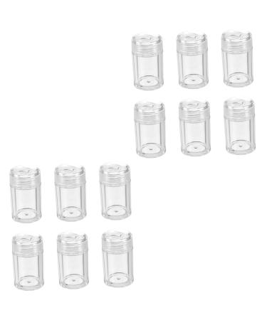 Balacoo 12 Pcs Loose Powder Bottle Plastic Bottle Simple Miss