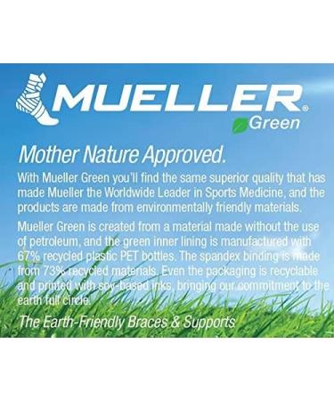MUELLER Green Adjustable Hinged Knee Brace - Black/Green One Size Fits Most | International Shipping Available - Buy Online on GoSupps.com