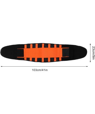 Buy Comfortable Orange Lumbar Support Belt for Sciatica & Scoliosis - Breathable Back Support for Outdoor Activities - Buy Online on GoSupps.com