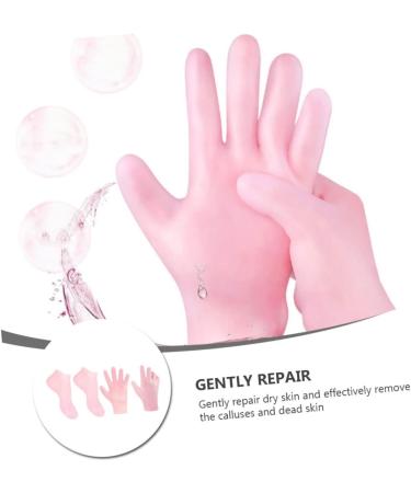 POPETPOP 3 Sets Hydrating Sock Gloves Silicone Heel Cover Heel Socks Moisturizing Socks for Cracked Feet Socks for Dry Feet Moisturizing Foot Cover Remover Sokcs Short Boots Sebs Repair - Buy Online on GoSupps.com