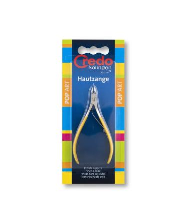 CREDO Skin Nippers 10 cm - Nickel-Plated Yellow | High-Quality Nail Care Tool for International Shipping - Buy Online on GoSupps.com