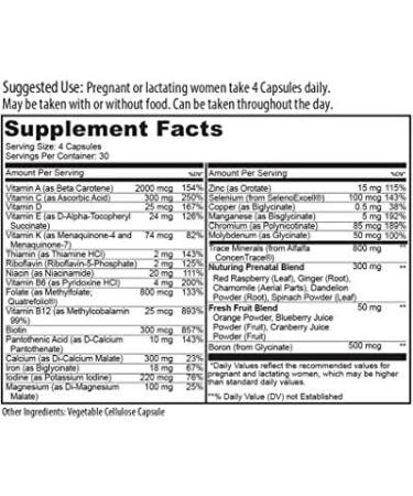 Sprigs Mama Bear Prenatal Vitamins - Organic Capsules 120 Tablets | Trusted International Shipping - Buy Online on GoSupps.com