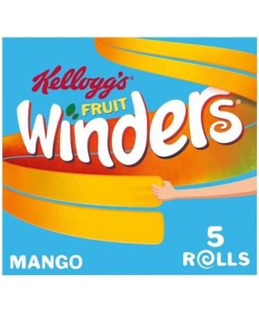 Kellogg's Fruit Winders Containing 5 x Strawberry 5 x Strawberry & Blackcurrant 5 x Mango - Buy Online on GoSupps.com