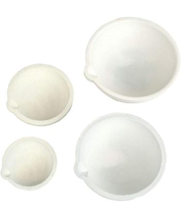 Set of 4 Ceramic Crucible Melting Dishes for Jewelry Casting - 150/250/500/750g - Buy Online on GoSupps.com