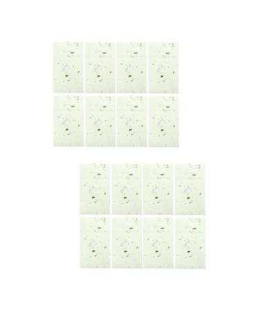 COHEALI 80 Sheets Black Drawing Paper Rice Paper for Decoupage Chinese Calligraphy Paper Plant Writing Brush