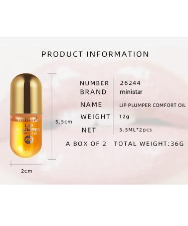 GL-Turelifes Lip Plumper Kit - Ginger Mint Lip Balm & Gloss for Extreme Volume Hydrated & Moisturized Lips Remove Dryness Folds - International Shipping - Buy Online on GoSupps.com