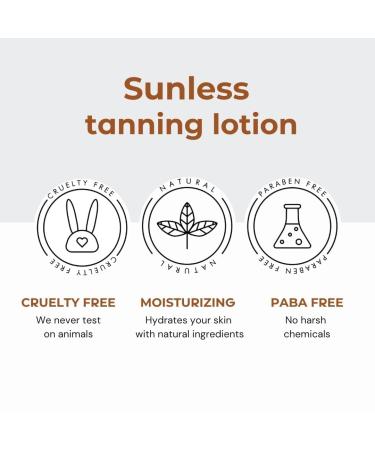 Coral Safe Sunless Self Tanning Lotion - Streak-Free Gradual Tan for Fair to Medium Skin | Dry Touch Natural Formula - Buy Online on GoSupps.com