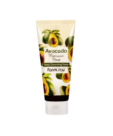 Farmstay Avocado Premium Pore Deep Cleansing Foam 180 ml / 6.09 fl. oz