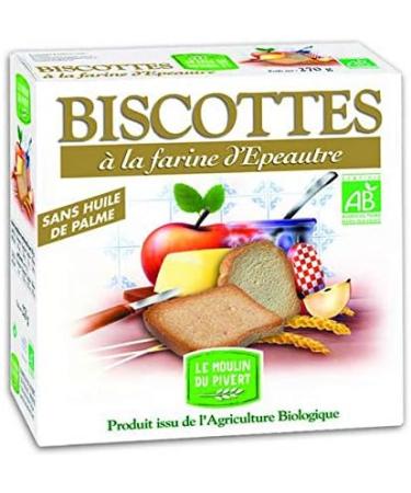 Le Moulin Du Pivert Spelt Rusk 270 g Unit - Buy Online on GoSupps.com