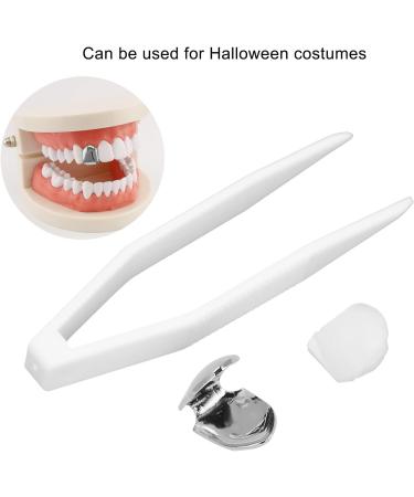 Unisex Removable Hip Hop False Tooth - Silver Halloween Costume Accessory for Men & Women - Buy Online on GoSupps.com