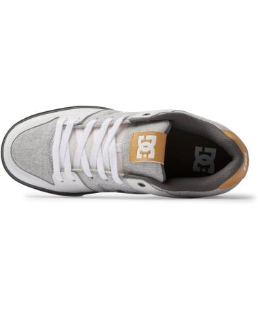 DC Shoes Men's Pure Sneaker 43 EU - Stylish Grey & White Sneakers for International Shipping - Buy Online on GoSupps.com