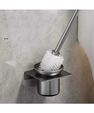 Metal Rust-Resistant Toilet Bowl Brush Modern and Compact Toilet Cleaner Brush Long Handle and Strong Bristles for Bathroom Cleaning - Buy Online on GoSupps.com