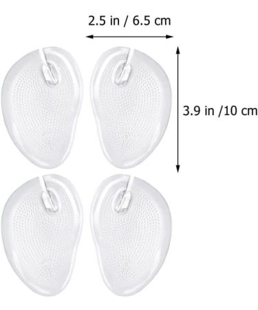 Buy Healvian 4pcs Silicone Metatarsal Cushion Toe Protectors for Sandals - Shockproof Forefoot Foot Pads - International Shipping Available - Buy Online on GoSupps.com