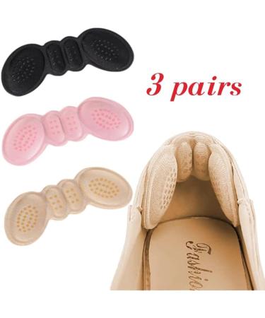Heel Grips Pads - 3 Pairs of Breathable Anti-Slip Self-Adhesive Shoe Protectors for Blister & Pain Relief - International Shipping Available - Buy Online on GoSupps.com