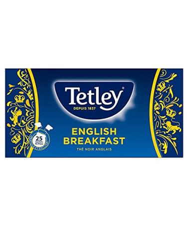 TETLEY - Th English Breakfast Sachet 50G - Lot De 4 - Offre Special
