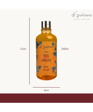 Di Palomo Wild Fig & Grape Bath Honey 300ml - Luxury Bath Oil, Bubble Bath & Shower Gel for Moisturised Skin. Perfect Relaxation Gift for Women - Buy Online on GoSupps.com