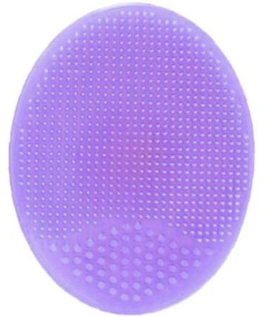 Bath Washing Brush Silicone Body Shower Brush For Skin Massage Scrubber Purple Nice