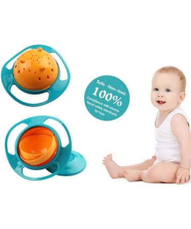 AimdonR Baby Bowl - 360 Rotating Leak-Proof Feeding Bowl with Lid | Anti-Spill Design for Stress-Free Mealtime - Buy Online on GoSupps.com