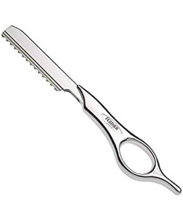 Feather Razor Short version styling knife with short handle made of stainless steel silver
