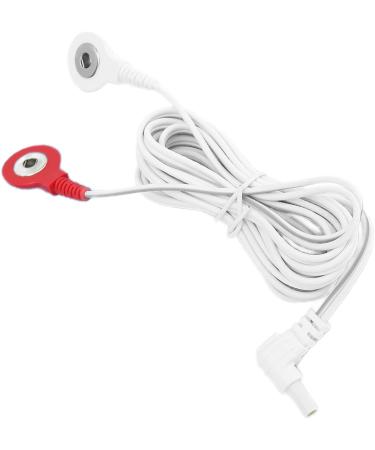 Tens Wire Cable Electrode Lead Wire 59 Inches 2 in 1 Replacement Wires Standard Snap Connection - Red White Button Type - Buy Online on GoSupps.com