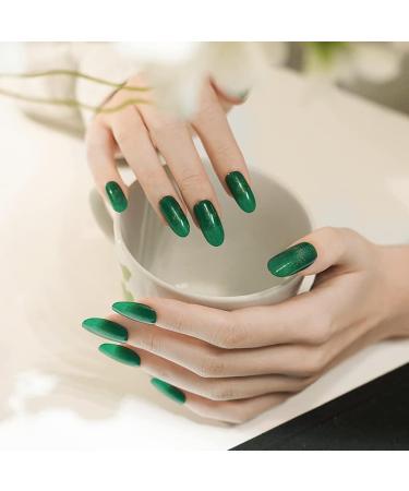 Ebanku 20 PCS Semi Cured Gel Nail Strips - Full Wraps Adhesive Stickers with Nail File - UV/LED Lamp Required - Buy Online on GoSupps.com