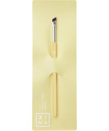 3INA MAKEUP - The Angle Liner Brush - Light yellow Brush For Cream Or Powder Makeup - Soft And Compact Synthetic Bristles - Ergonomic Handle - Flat Tip - Vegan - Cruelty Free Angled Makeup Brush - Buy Online on GoSupps.com