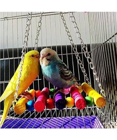 Premium Wooden Bird Swing - Cablepelado Hanging Toys & Play Accessories for Bird Cages - Buy Online on GoSupps.com