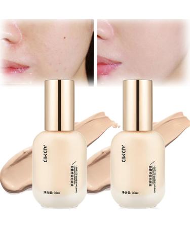 2023 Admd Foundation Admd Hydrating Waterproof and Light Long Lasting Foundation (2pcs)