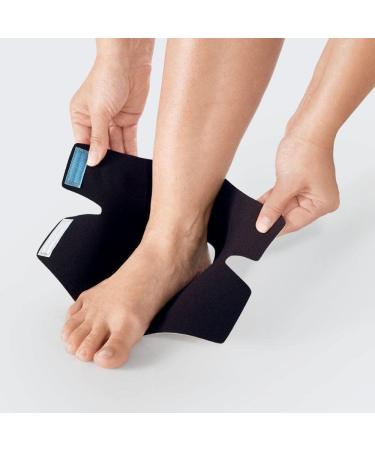 ReadyWrap Black Foot Right Medium Compression Wrap - Premium Support for Fast Recovery & Comfort - Buy Online on GoSupps.com