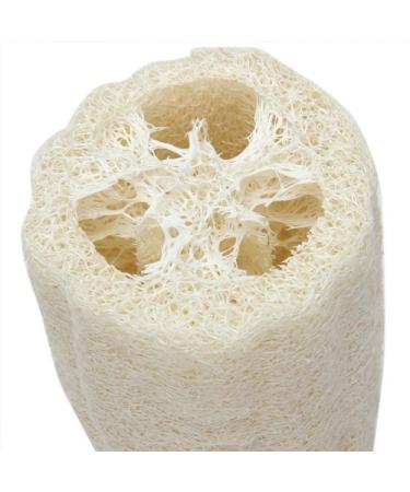 Natural Loofah Sponge - Eco-Friendly Bath & Shower Sponge in Ivory | Exfoliating & Sustainable Cleaning Tool - Buy Online on GoSupps.com